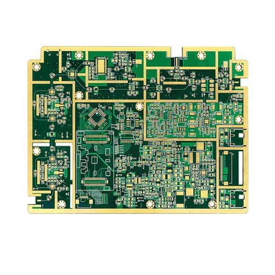 قیمت خوب رنگ ماسک سولدر زرد FR4 PCB لایه بالا با حداقل عرض خط / فاصله 3 میلی لیتر / 3 میلی لیتر آنلاین