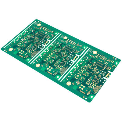 قیمت خوب سبز HASL 1.6mm مس 2 لایه PCB با کنترل مقاومت آنلاین