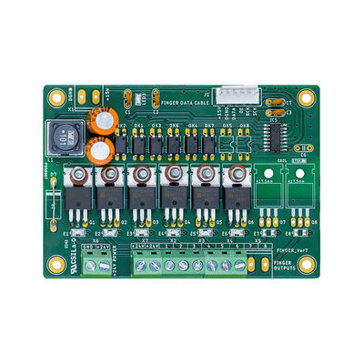 قیمت خوب 1.6MM 0.1MM Min خط FR4 سخت انعطاف پذیر سفت انعطاف پذیر کنترل صنعتی PCB مجمع آنلاین