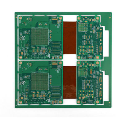 قیمت خوب PCB های انعطاف پذیر و سفت آبی با حداقل شعاع خم 0.5mm و اندازه حفاری Min 0.0078  0.2mm آنلاین